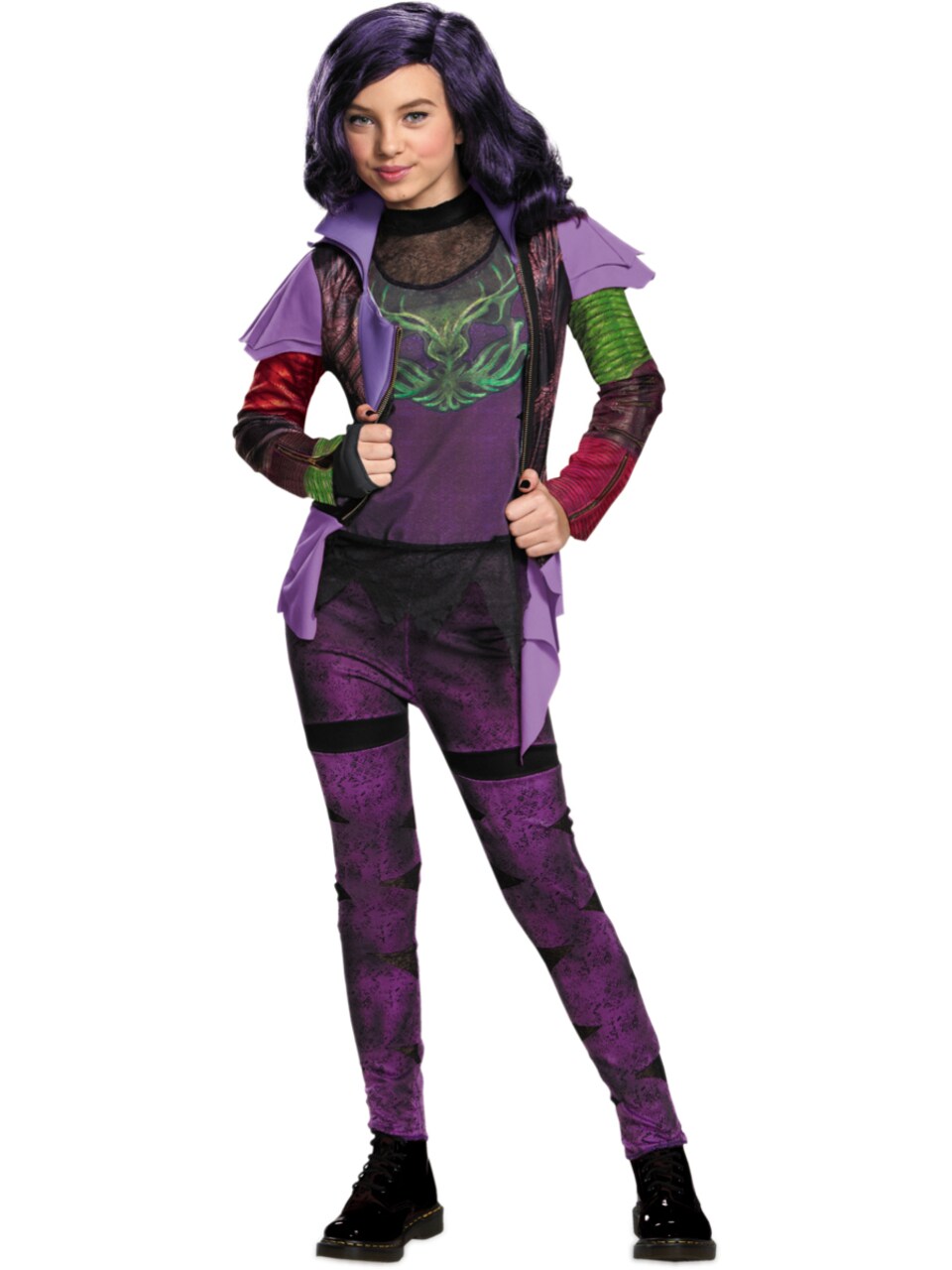 Mal Isle Of The Lost Deluxe Girls The Descendants Disney Costume